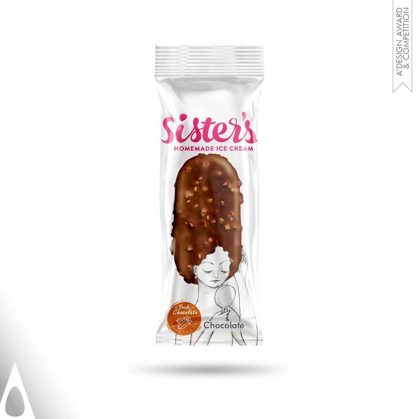 Sister's Ice Cream - Golden Packaging Design Award Winner