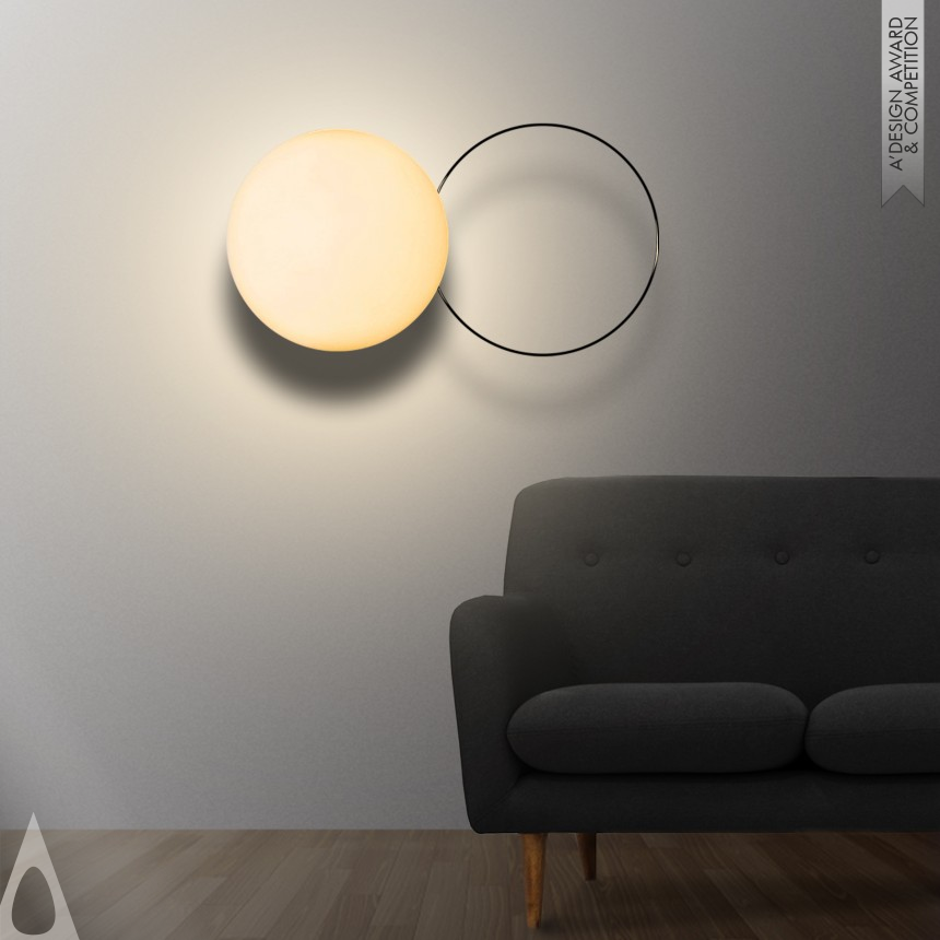 Ziqiang He's Eclipse Wall Lamp