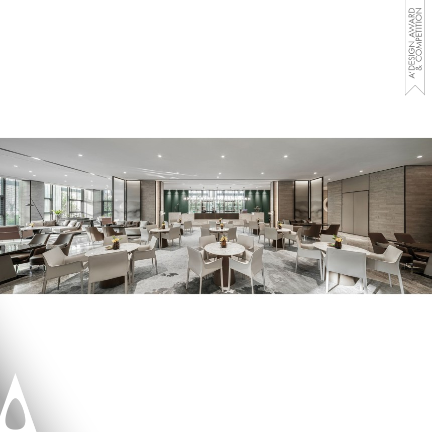 Silver Interior Space and Exhibition Design Award Winner 2020 Lvyou Road Jinmao Palace Sales Center  