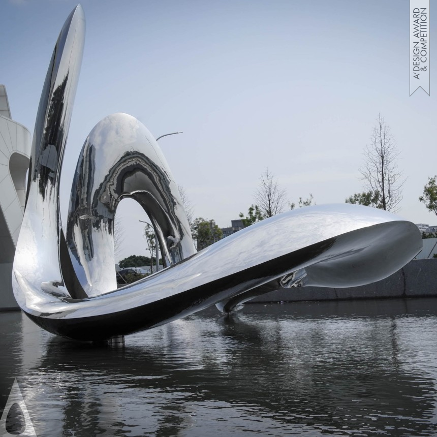 Platinum Fine Arts and Art Installation Design Award Winner 2020 Flow With the Sprit of Water Public Art 