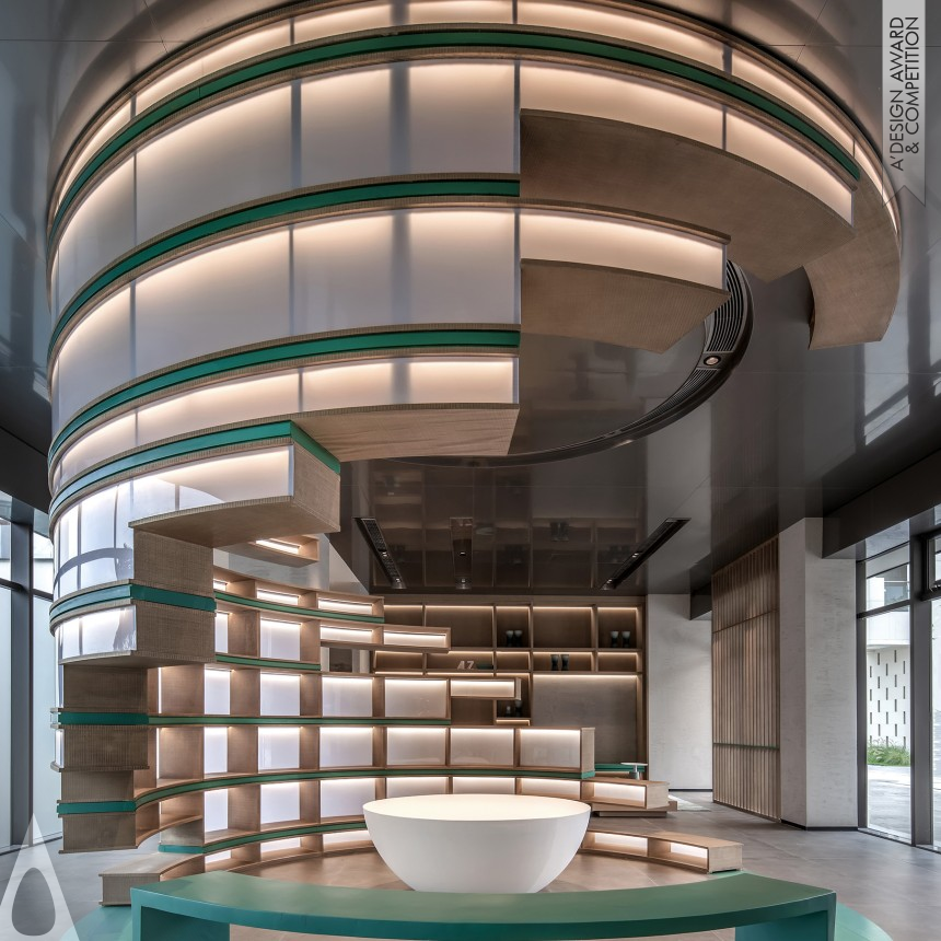 Golden Interior Space and Exhibition Design Award Winner 2020 QingCloud Library Reading 