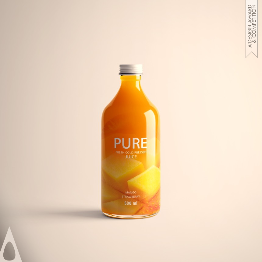 Azadeh Gholizadeh's Pure Juice Packaging