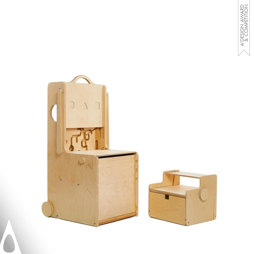 Leoleo Kids Multifunction Play Tower designed by Dan Popa