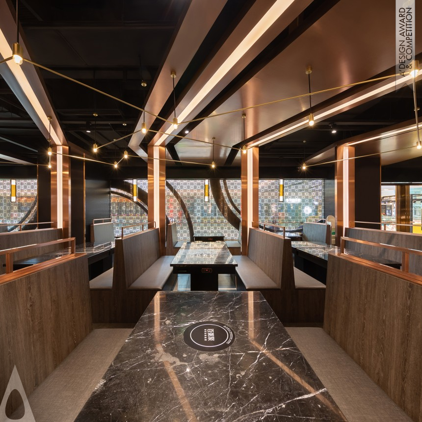 Golden Interior Space and Exhibition Design Award Winner 2021 DaMingDingDing  Chinese Hot Pot 