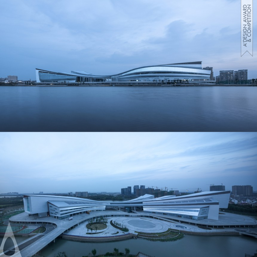 Huzhou Cultural and Sports Center designed by Link Design Link Architectural Design Consultant Co., Ltd.