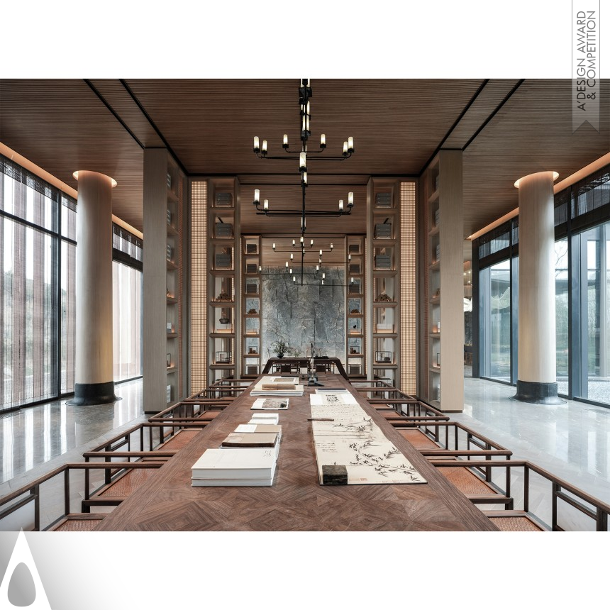 Silver Interior Space and Exhibition Design Award Winner 2021 Zhengzhou Vanke Min’an Fangdingyi Sales Center 