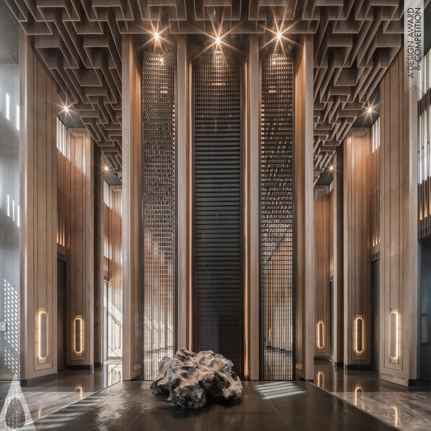 Golden Interior Space and Exhibition Design Award Winner 2021 Zhengzhou Vanke Yunlu Sales Center 