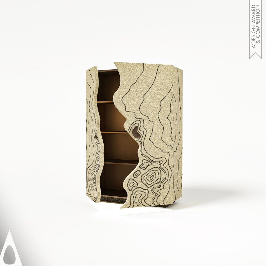 Bronze Furniture Design Award Winner 2021 Fluid Interior Cabinet  