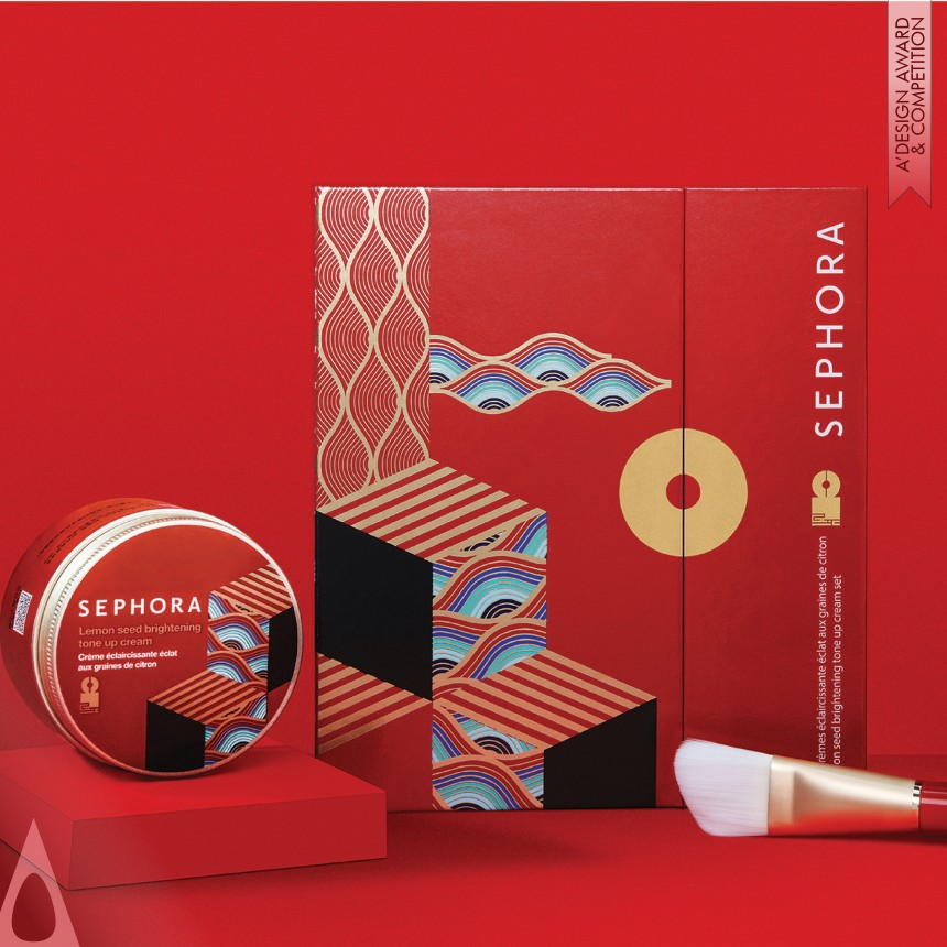 Silver Packaging Design Award Winner 2021 China Red Cosmetics Packaging 