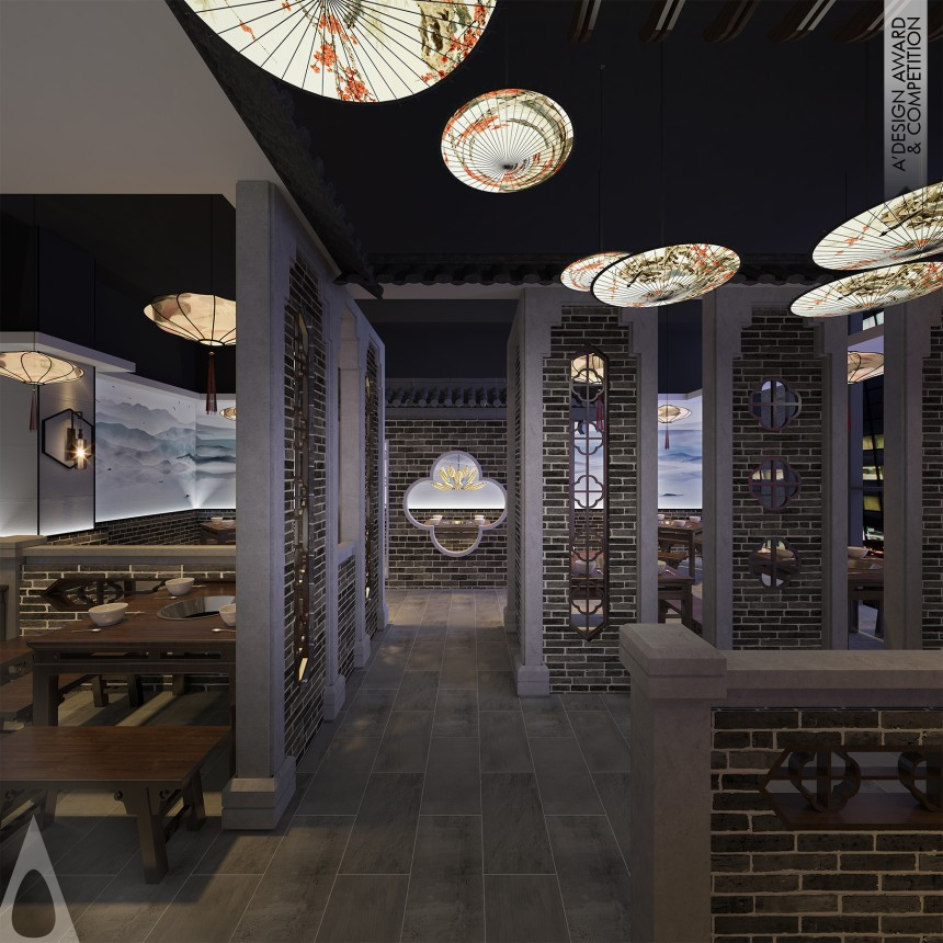 Iron Interior Space and Exhibition Design Award Winner 2021 Wanda Huo La Pai Hotpot Restaurant 