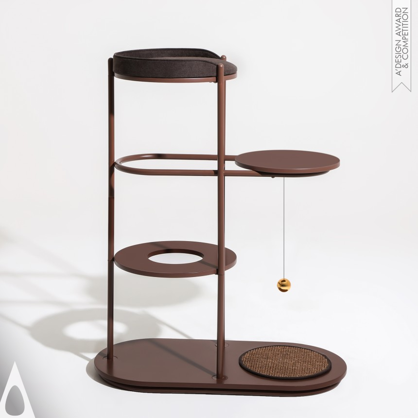 Silver Furniture Design Award Winner 2021 Watch Tower Cat Climbing Tree 