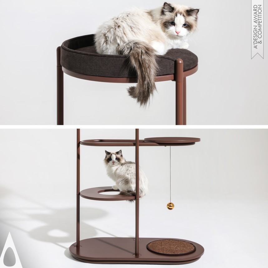 Fei Chen, Lei Yang and Qi Wu's Watch Tower Cat Climbing Tree