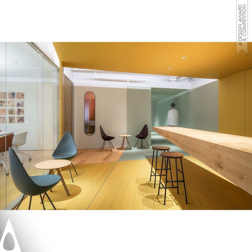 Silver Interior Space and Exhibition Design Award Winner 2021 Ecco Xi'an Office 