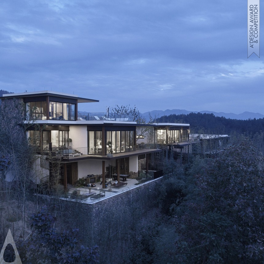 Silver Architecture, Building and Structure Design Award Winner 2021 Peach Blossom Future Villa Residential 