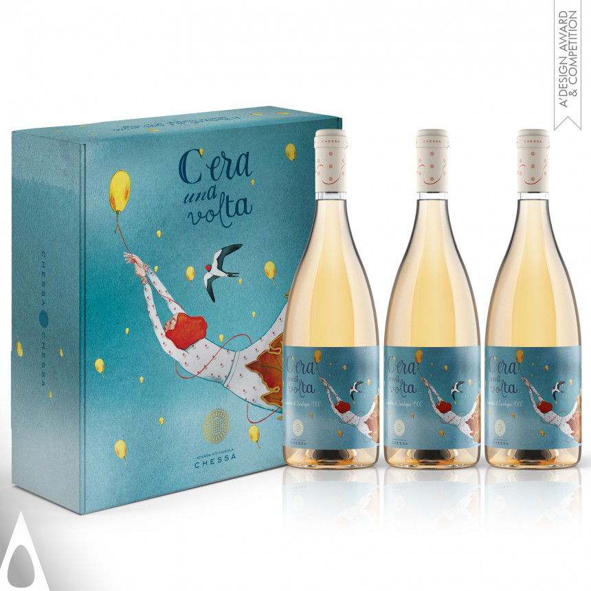 Golden Packaging Design Award Winner 2021 Cera Una Volta Wine Label  