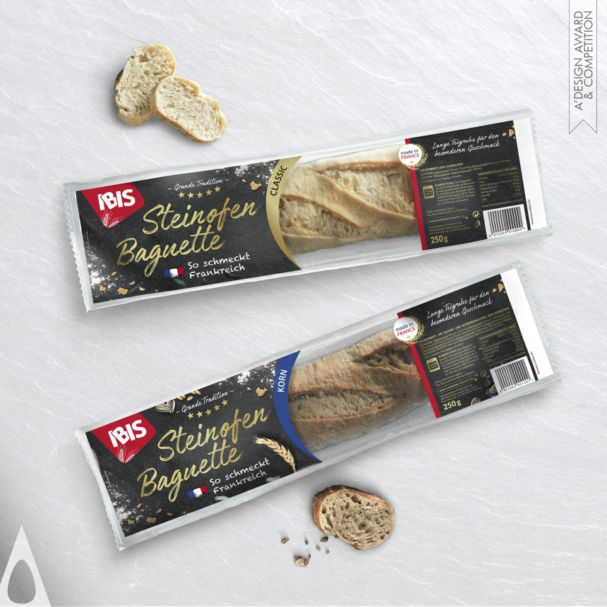 Bronze Packaging Design Award Winner 2021 IBIS Bread Culinary Explorers Rebranding 