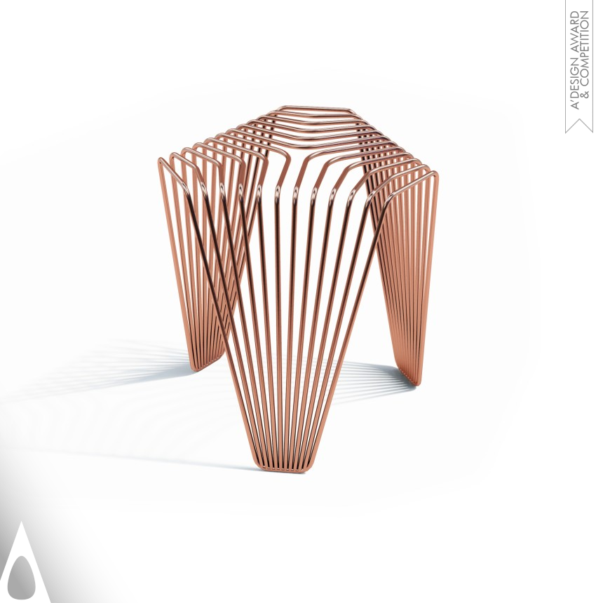 Golden Furniture Design Award Winner 2021 Vague Stool 