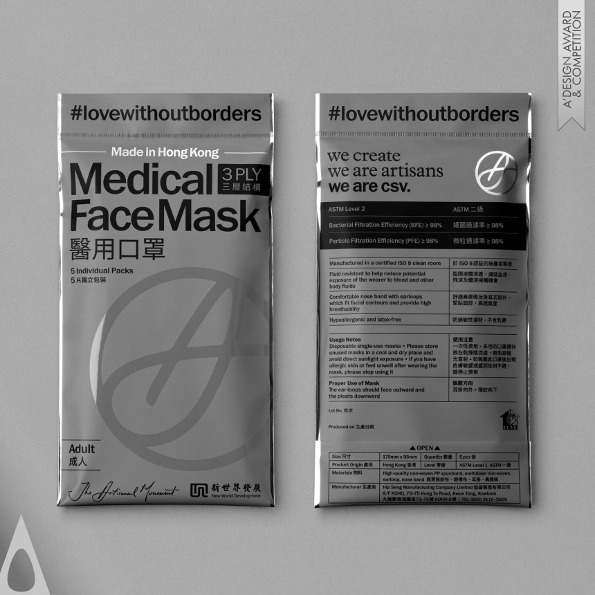 New World Face Mask designed by Toby Ng Design