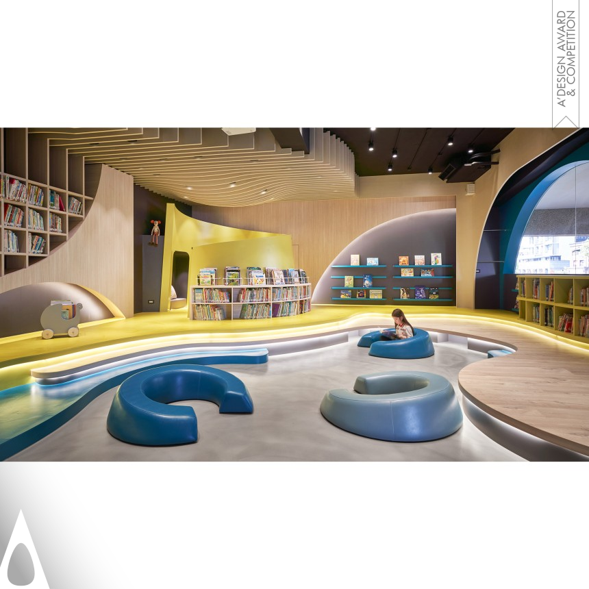 Silver Interior Space and Exhibition Design Award Winner 2021 The Winding Sunlight Library 