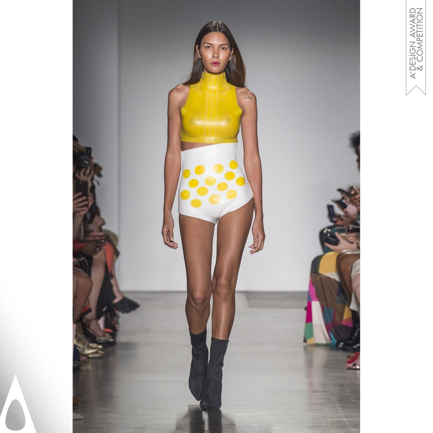 VIKTORIA MARCHEV SS2019 Splash Silicone Rubber Clothing