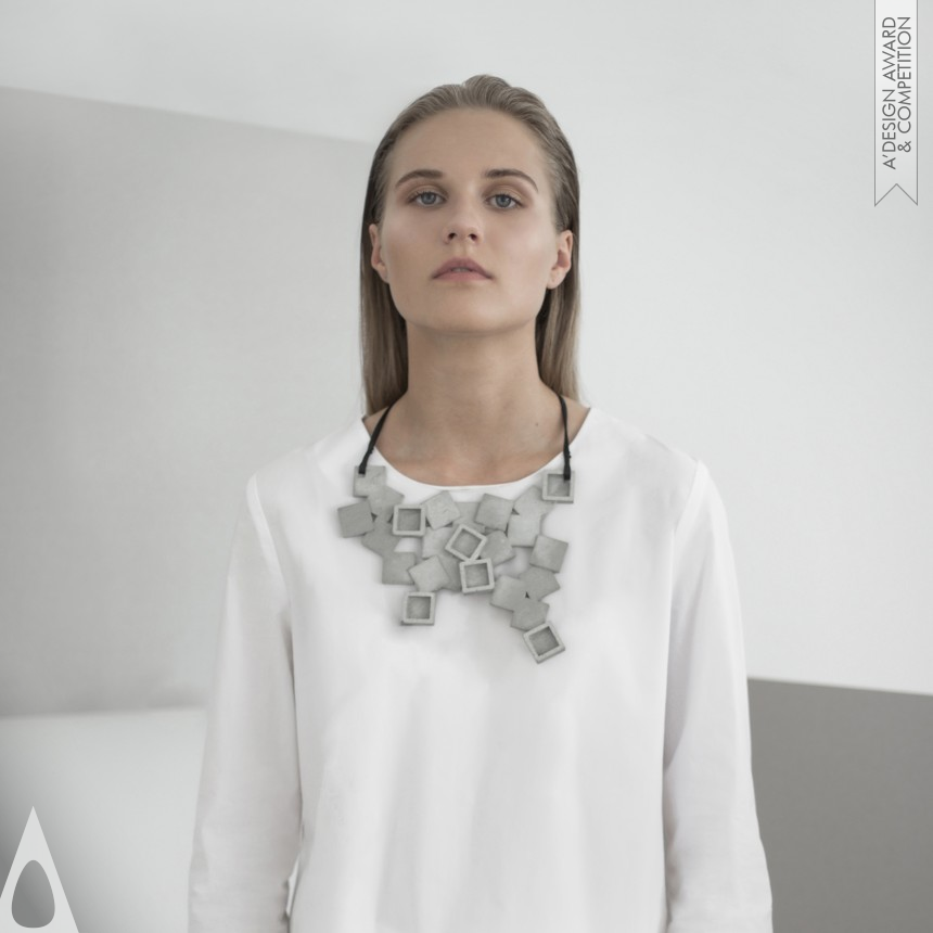 Gerda Liudvinaviciute's Eastern Blocks Concrete Jewelry