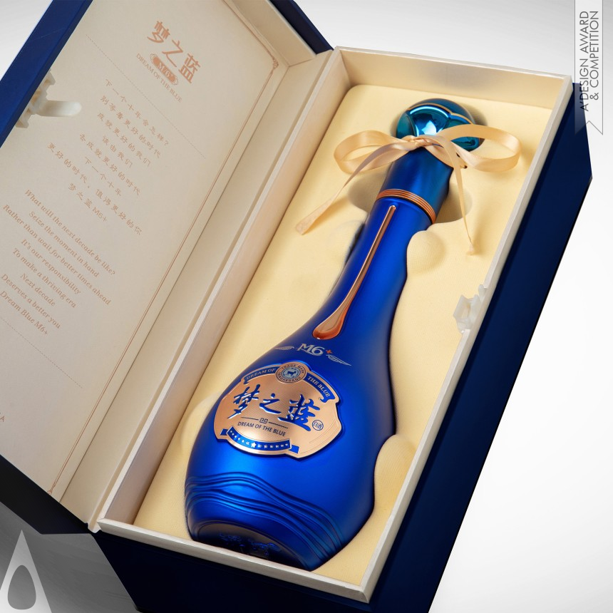 Silver Packaging Design Award Winner 2021 Dream of the Blue M6 Plus Baijiu Packaging 