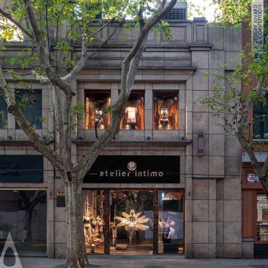 Silver Interior Space and Exhibition Design Award Winner 2021 Atelier Intimo Flagship Retail Store 