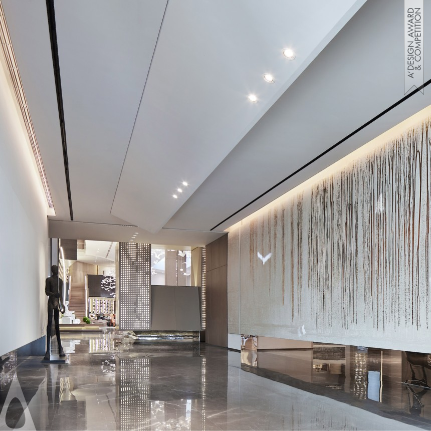 Golden Interior Space and Exhibition Design Award Winner 2021 Cofco Shenyang Longyue Xiangyun Sales Office 