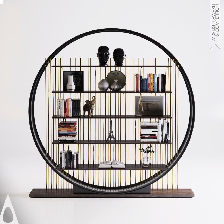 Silver Furniture Design Award Winner 2021 Ring Bookshelf 