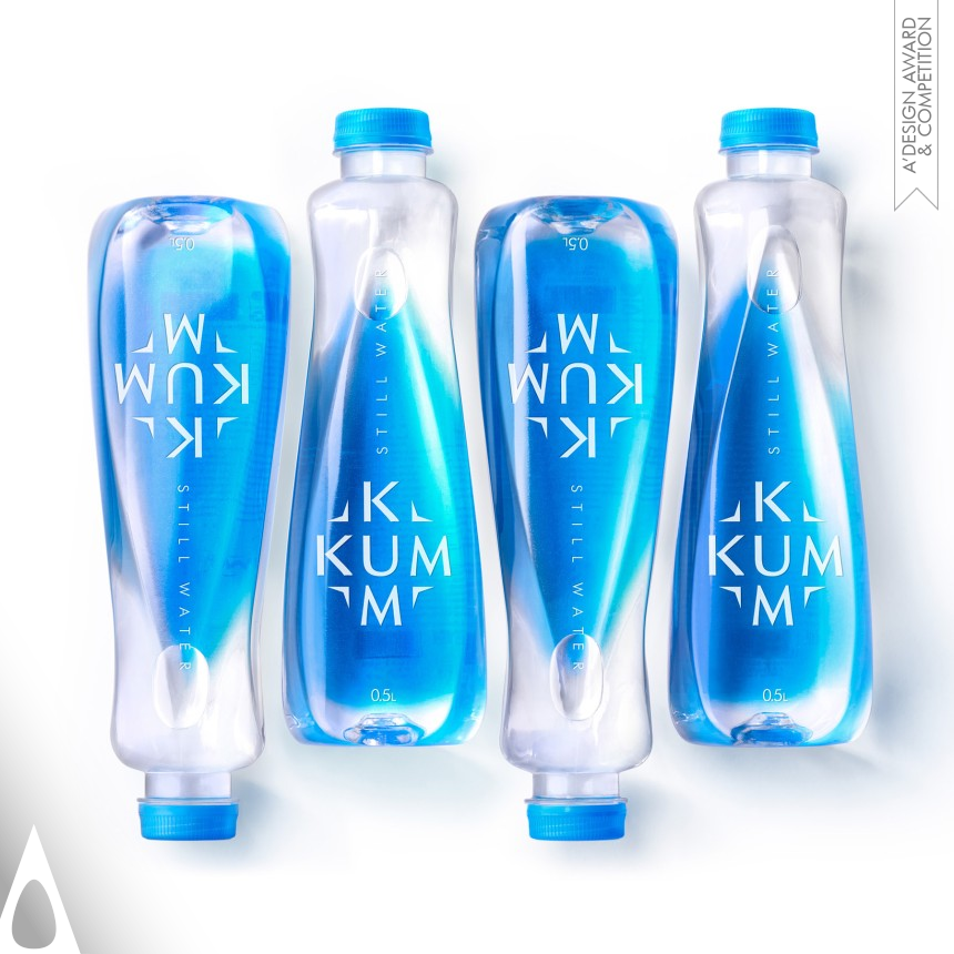 Golden Packaging Design Award Winner 2021 Kum-Kum Water Packaging  