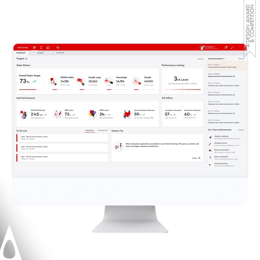 Akbank Design Studio - Staff Channels Contact Centre