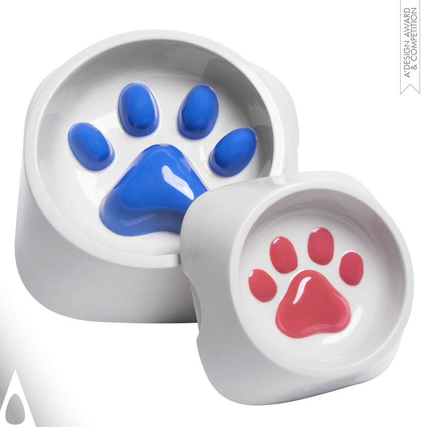 Iron Pet Care, Toys, Supplies and Products for Animals Design Award Winner 2021 Paw Bowl Slow Feeder 