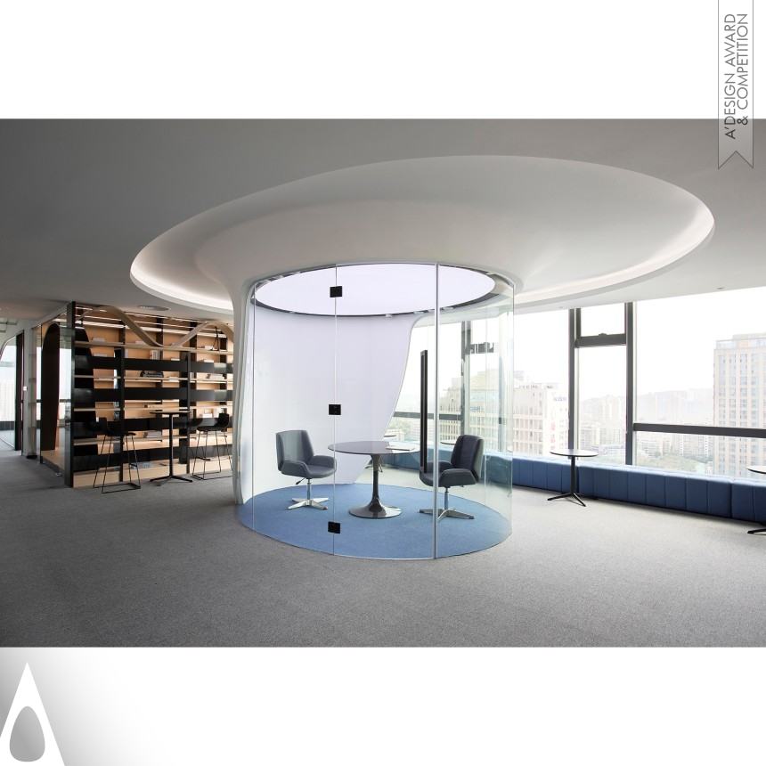 Silver Interior Space and Exhibition Design Award Winner 2021 Fingerprint Custom Office 