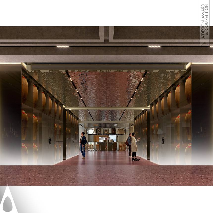 Bronze Interior Space and Exhibition Design Award Winner 2021 Wenzhong Liquor Experience Center 