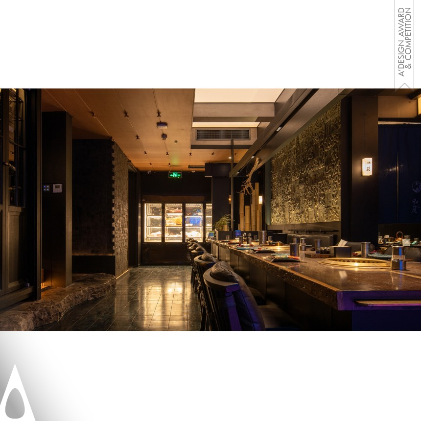 Silver Interior Space and Exhibition Design Award Winner 2021 Heting Barbecue Restaurant and Bar 