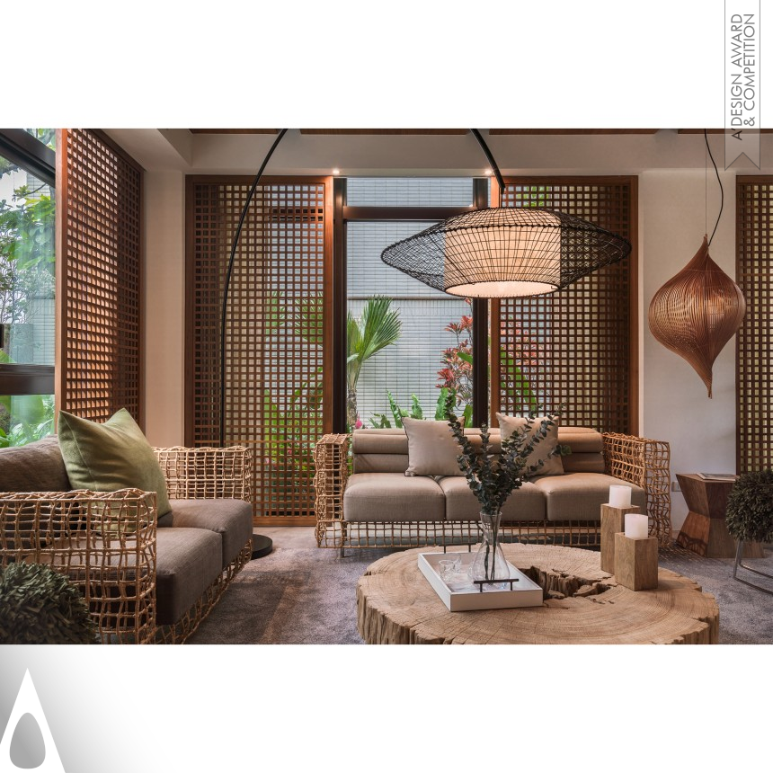 Silver Interior Space and Exhibition Design Award Winner 2021 Bali Vacation Residential House 