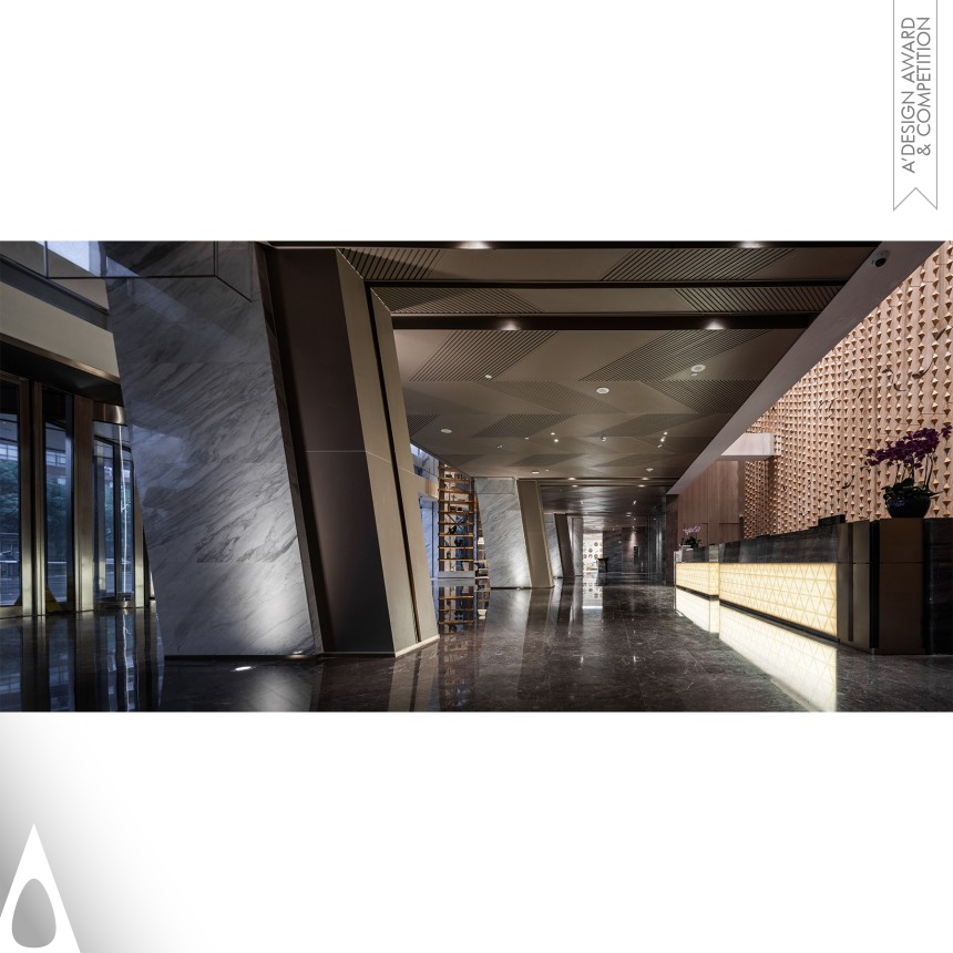 Silver Interior Space and Exhibition Design Award Winner 2021 Qube Shanghai Hotel 