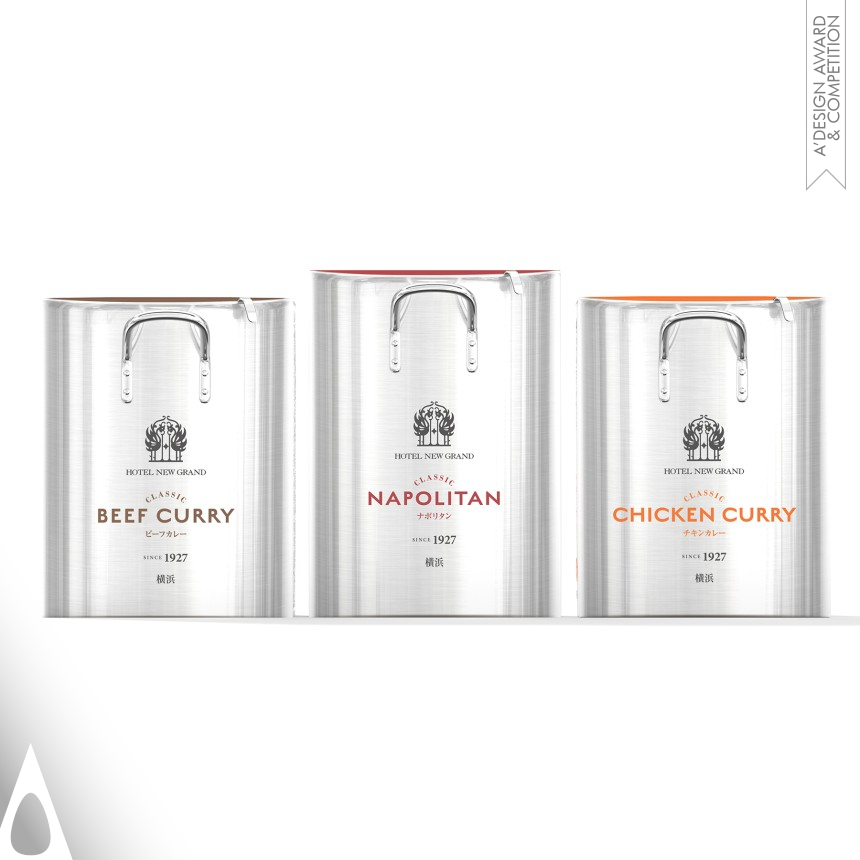 Golden Packaging Design Award Winner 2021 Hotel New Grand Ready-to-eat Meals Packaging 