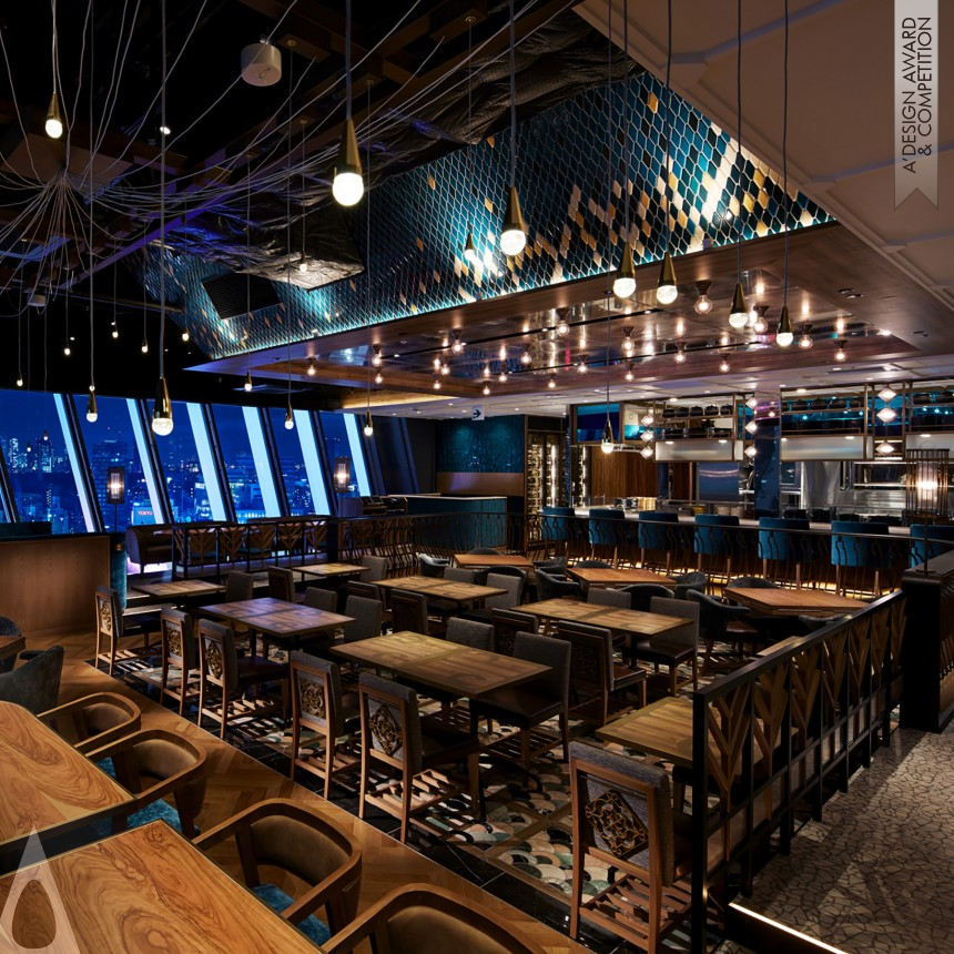 Silver Interior Space and Exhibition Design Award Winner 2021 La Coquina Cerveceria Restaurant 