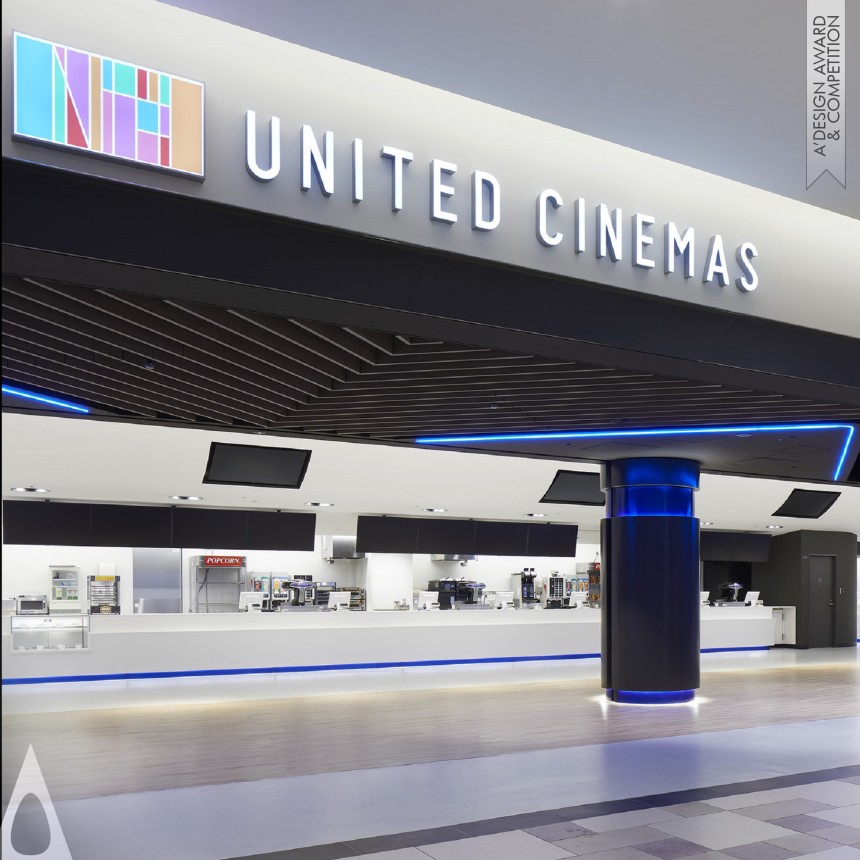 Silver Interior Space and Exhibition Design Award Winner 2021 United Cinemas Parcocity Urasoe Cinemacomplex 