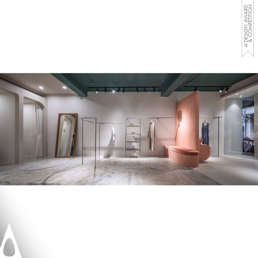 Bronze Interior Space and Exhibition Design Award Winner 2021 Xuxuwear Clothing Store 