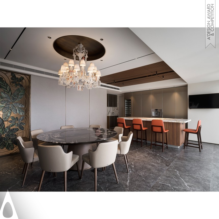 Bronze Interior Space and Exhibition Design Award Winner 2021 Mansion of Yu Residential 