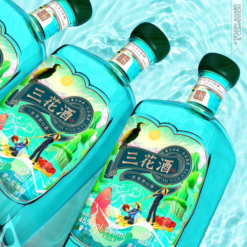 Sanhua Chinese Baijiu designed by Sungoo Design