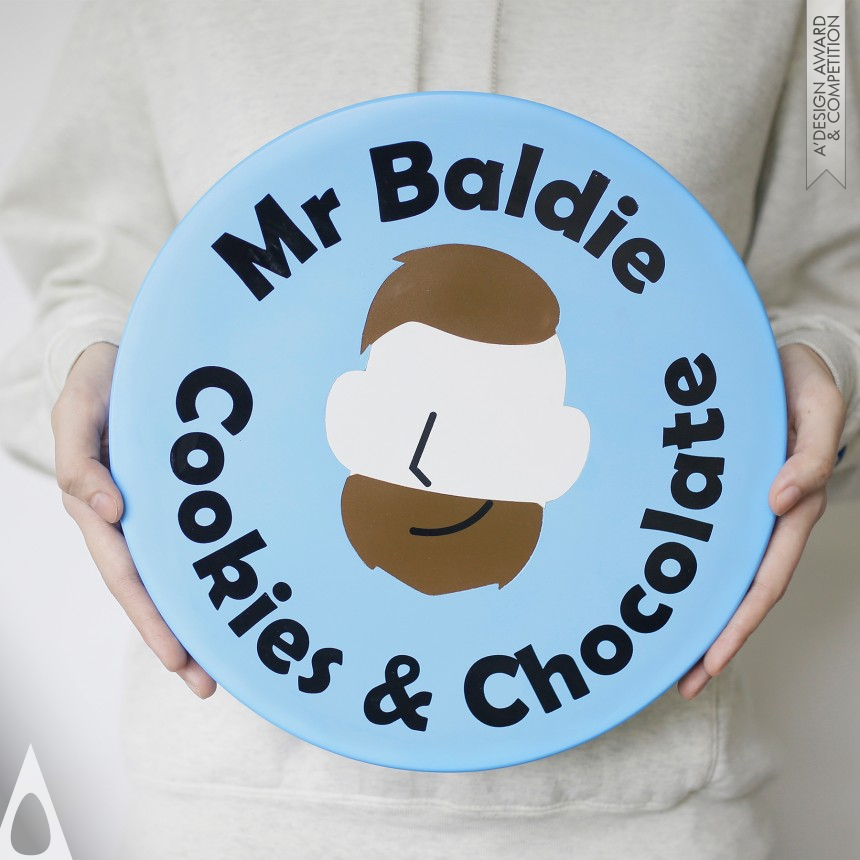 Bronze Packaging Design Award Winner 2021 Mr Baldie Cookie Packaging 