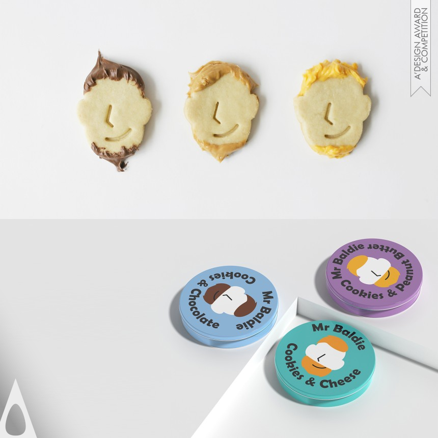 Mutian Yu's Mr Baldie Cookie Packaging