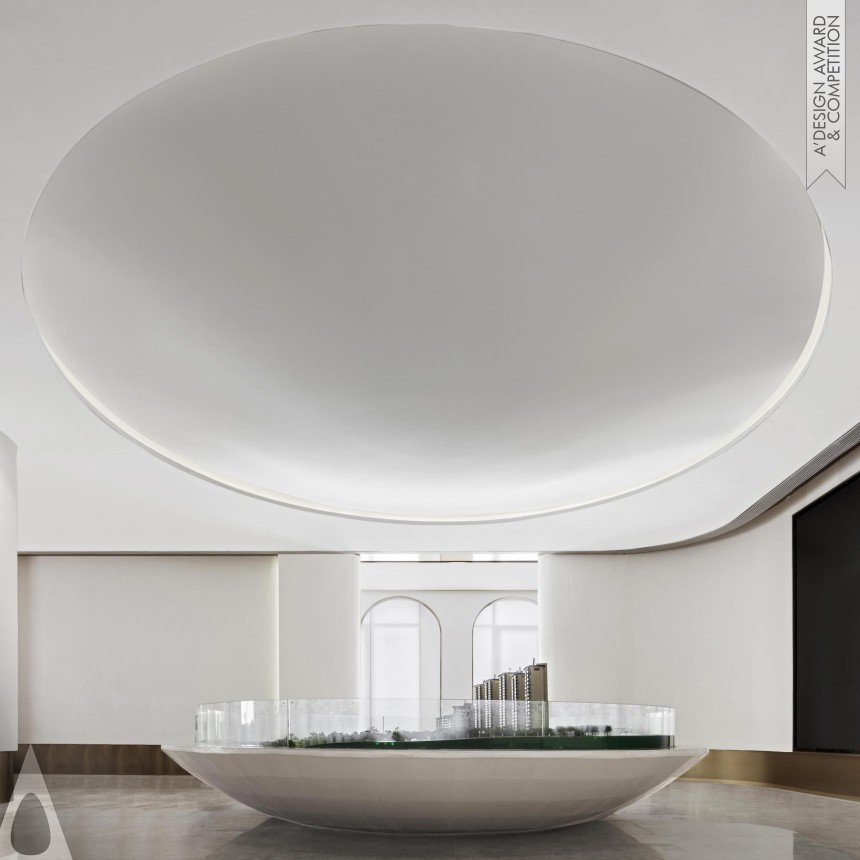 Bronze Interior Space and Exhibition Design Award Winner 2021 Yango Ji'an Wenlan Mansion Sales Center 