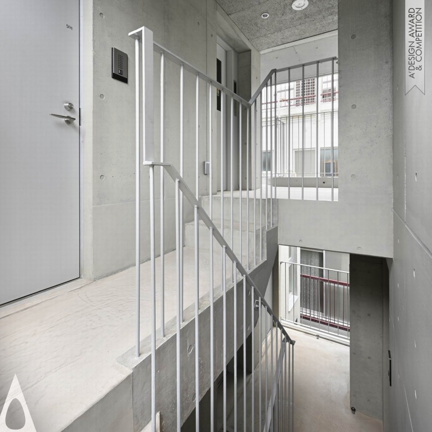 Fudomae Apartment with Six Voids - Bronze Architecture, Building and Structure Design Award Winner