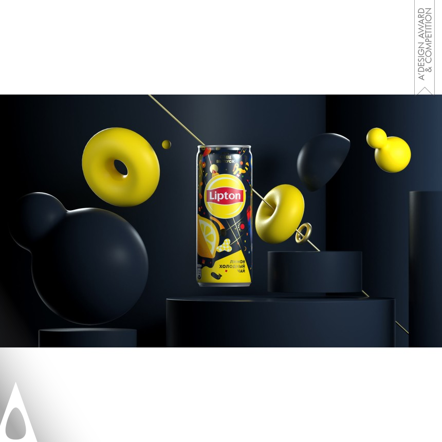 Golden Packaging Design Award Winner 2021 Lipton Avant Garde Special Art Edition Beverage 