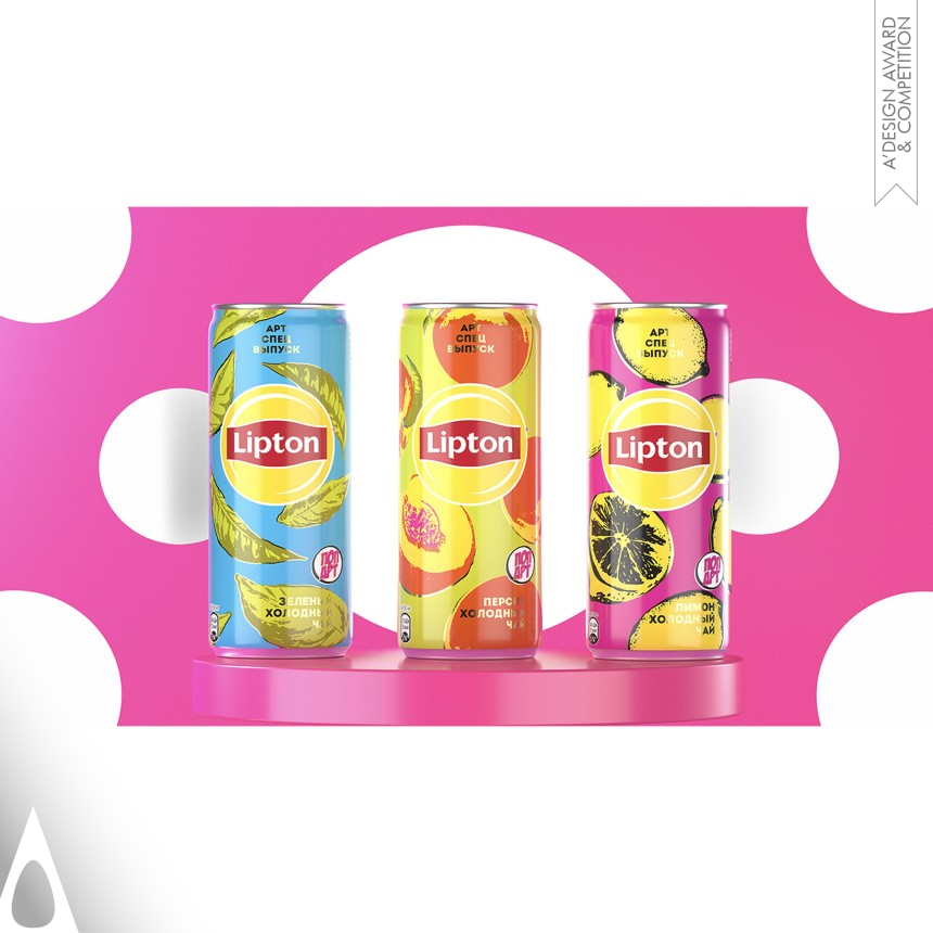 Lipton Pop Art Special Edition - Bronze Packaging Design Award Winner