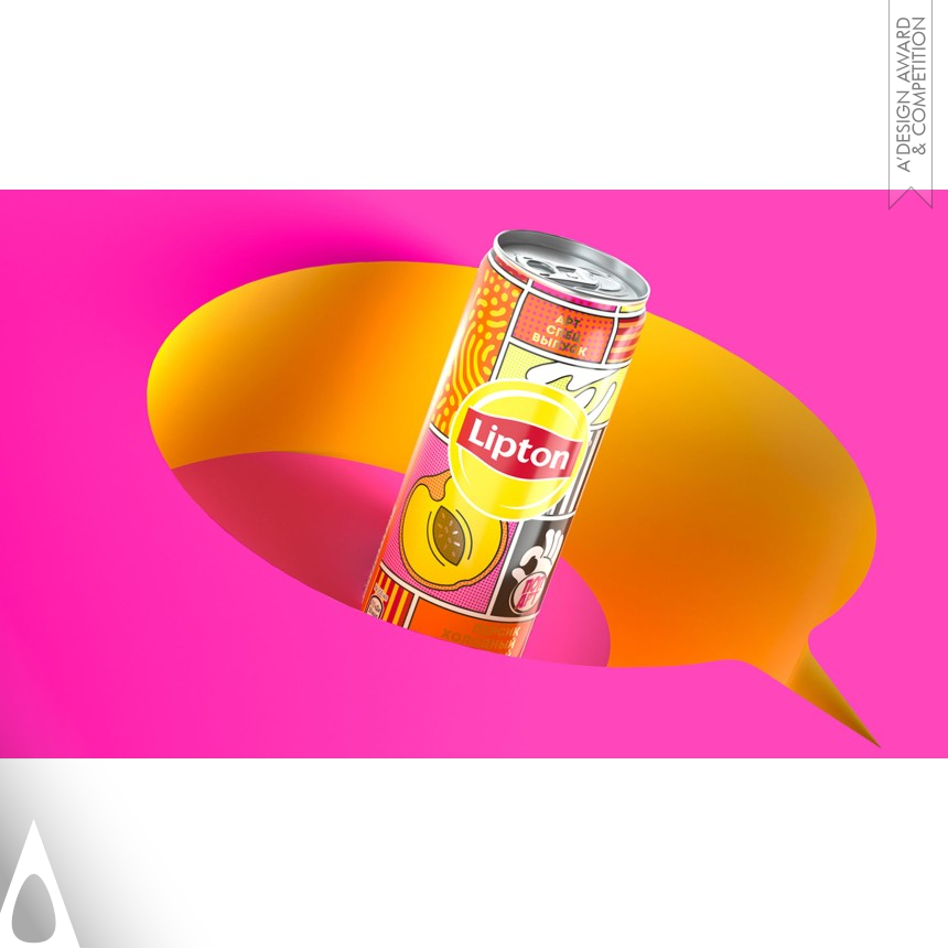 PepsiCo Design and Innovation's Lipton Pop Art Special Edition Beverage